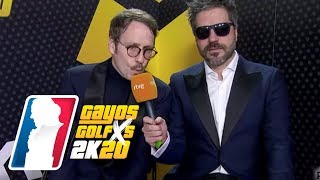 ERNESTO SEVILLA Y JOAQUÍN REYES doblan la gala de Los Goya 2020  GOYAS GOLFXS [upl. by Yblek]