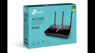 How to Configure TPLINK Archer C2300 v2 MUMIMO Gigabit WiFi Router AC2300 [upl. by Ezeerb177]