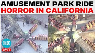 California Amusement Park Ride News LIVE  20 Riders Stuck For Over An Hour At Knotts Berry Farm [upl. by Nedloh821]