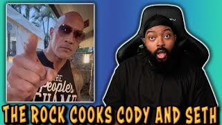 THE ROCK ADDRESS CODY AND SETH ON INSTAGRAM [upl. by Lotus]