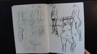 IADTBCFE ANIMATION PORTFOLIO Observational Sketchbook Aug 19  Jan 20 [upl. by Haland23]