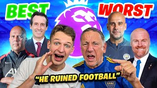 Ranking Every Premier League Manager BEST to WORST [upl. by Enoitna]