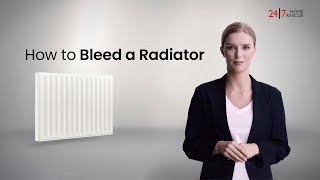 How To Bleed A Radiator  247 Home Rescue [upl. by Abner895]