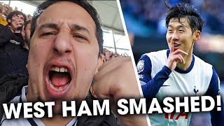 Son 손흥민 Returns Spurs Smash West Ham Tottenham 41 West Ham MATCHDAY VLOG [upl. by Zere]