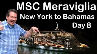 MSC Meraviglia  Day 8 Disembarkation  Cruise From New York to Florida and Bahamas [upl. by Hole]