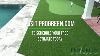 ProGreen Backyard Putting Green  Customer Testimonial [upl. by Norrahc]