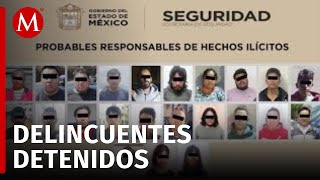 En Toluca detienen a 29 personas acusadas de diferentes delitos [upl. by Pathe]