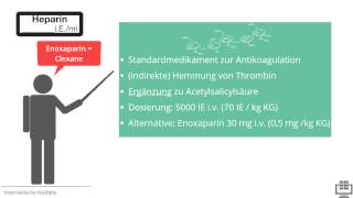 Akutes Koronarsydrom im Rettungsdienst  8 Medikamente und Dosierungen III [upl. by Aienahs]