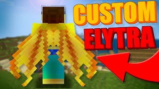 How To Make Your Own CUSTOM ELYTRA in Minecraft Bedrock Edition  Full tutorial [upl. by Eded556]