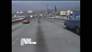 Driving On WA SR99 NorthSouth In 1987 Seattle Shoreline Edmonds Lynnwood Everett [upl. by Llerdnam]