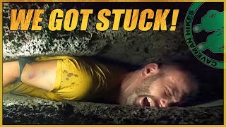 The worst claustrophobic caving you will ever see TRIGGER WARNING [upl. by Hsirahc]