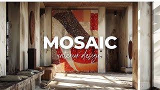 Mosaic Interior Design Creating Stunning Spaces with Color and Texture [upl. by Dnomyad]