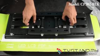 Unboxing  Fullmotion Double Arm TV Bracket Upto 32quot 70quot  CP502BLK [upl. by Abisha158]