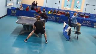 Westchester Table Tennis Center May 2019 Open Singles Semi Final 1  Mishel Levinski vs Eugene Wang [upl. by Farl]