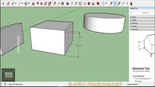 Aprender en Sketchup 2019 a Acotar Medir y Escalar [upl. by Enayr680]