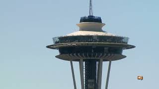 Traveling upwards the Space Needle [upl. by Latini107]