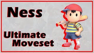 Ness move set for Smash Ultimate E3 Demo ft VoiD [upl. by Meggi]