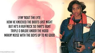 MC Lyte  Ruffneck Lyrics  Video [upl. by Durer]