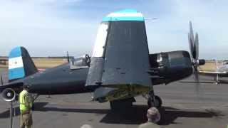 F4U5 Corsair at Point Cook 26102014 [upl. by Ver]