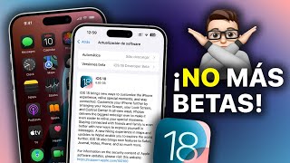 ELIMINAR iOS 18 Beta Y INSTALAR iOS 18 OFICIAL ¡ES MUY SENCILLO [upl. by Mellicent37]