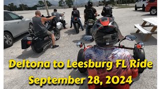 Deltona FL to Leesburg FL Ride September 28 2024 [upl. by Ltihcox]