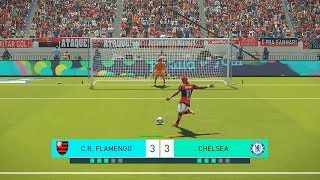 FINAL MUNDIAL DE CLUBES FLAMENGO VS CHELSEA EMOCIONANTE  PES 2018  RUMO AO ESTRELATO 26 [upl. by Aihk]