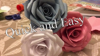 EASY PAPER ROSE DIY BEST MOTHERS DAY GIFT [upl. by Keegan534]