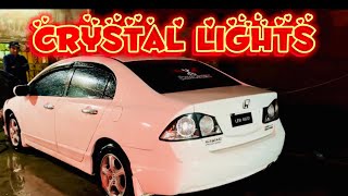 New Crystal Lights 🤩✨Project started reborn civic [upl. by Aicertal]