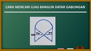 cara mencari luas bangun datar gabungan [upl. by Shanks]