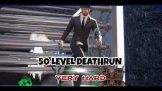 FORTNITE  50 LEVEL DEATHRUN VERY HARD [upl. by Anehsuc479]