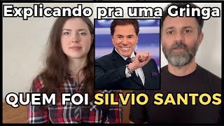 Explicando pra polonesa o tamanho de Silvio Satos no Brasil [upl. by Rask]