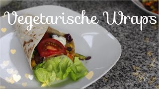 Vegetarische Wraps  gesunder Snack [upl. by Yticilef]