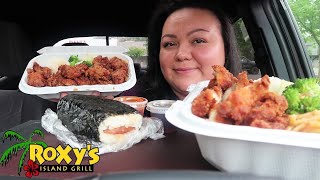 Chicken Katsu Sweet Garlic Chicken amp Spam Musubi Mukbang [upl. by Nevaed]