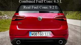 VW Golf GTI 2018 Specs and Real Fuel Consumption [upl. by Addison]