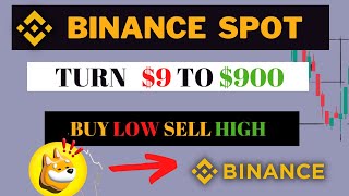 Raised 9 to 900 Trading Spot On Binance Using These Trick 2024 [upl. by Hirasuna]