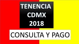 Tenencia 2019 CDMX DF ✅✅✅ Pago de Tenencia  Consultar Adeudos [upl. by Koblick]