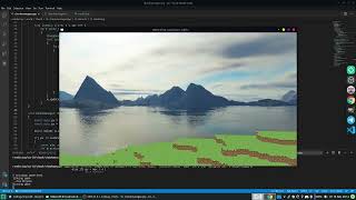 Minecraft Clone  OpenGLC perlin noise amp multithreading [upl. by Alecram]