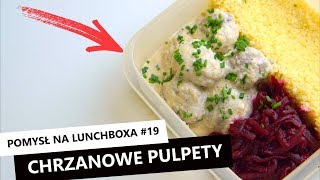 Pomysł na Lunch Box 19  Szybki Obiad  Pulpety w sosie chrzanowym [upl. by Enitsyrk]