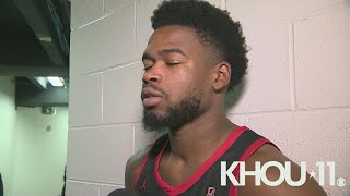 Houston players talk about Jamal Sheads gamewinner against Memphis [upl. by Andree]