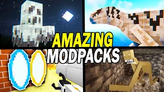 BEST Minecraft Modpacks You NEED to Play Now MEGA LIST [upl. by Ain938]