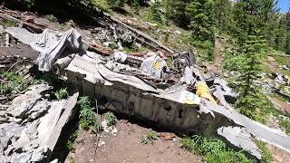 WSU Plane Crash Site  Clear Creek Colorado [upl. by Ahsikam978]