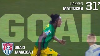 MNT vs Jamaica Darren Mattocks Goal  July 22 2015 [upl. by Altis]