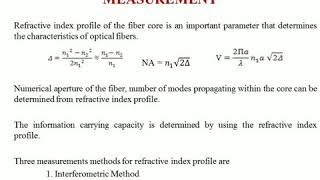 Refractive Index Profile Measurement in Tamil [upl. by Hutt]