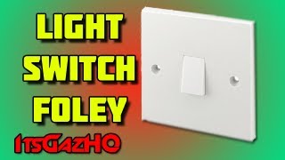 The Sound of a Light Switch On amp Off  Light Switch Sound Effect  Gaz Foley [upl. by Tades275]