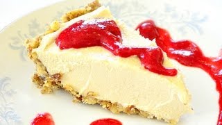 Easy No Bake Raw Vegan Cheesecake Recipe FOOD Bites [upl. by Eirruc]