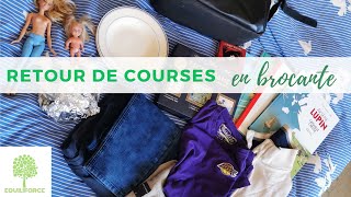 Retour de courses en brocante  videgrenier  de bonnes trouvailles [upl. by Eyahc]