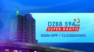 DZBB Super Radyo 594kHz Station Notice  SignOffClosedown 2024 [upl. by Ertemed]