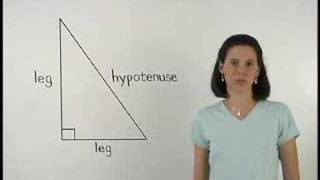 Hypotenuse  MathHelpcom  Geometry Help [upl. by Polad830]