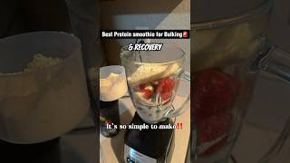 The Ultimate HighProtein Smoothie for Muscle Recovery [upl. by Dwane]