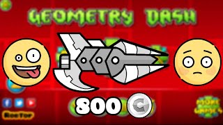 Nexus GD SHIP 800 User Coins  Geometry Dash [upl. by Calendre536]